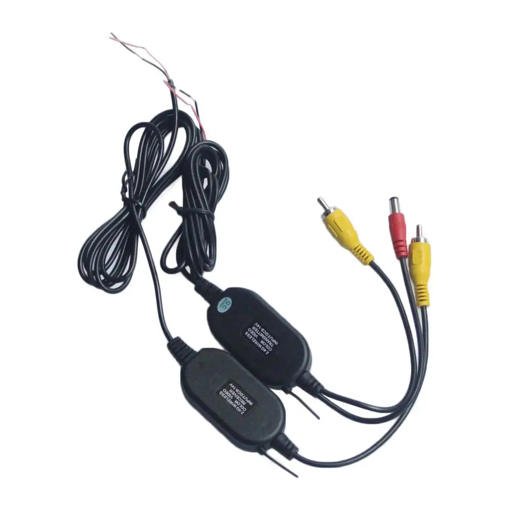 SMA LUCK CVBS Signal 2.4 G Wireless RCA Video Transmitter Receiver Car Rear View System for CVBS Car Camera and Car Monitor
