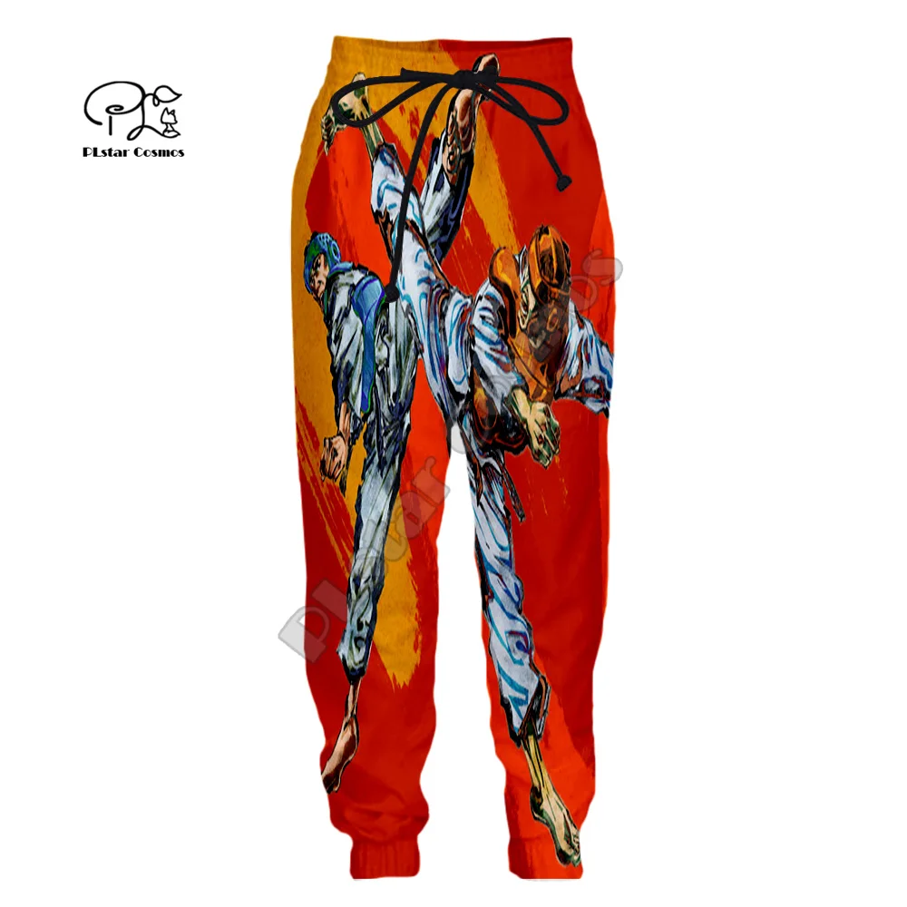 Cosplay Martial Arts Sports Taekwondo Sportswear Men/Women Streetwear 3DPrint Harajuku Casual Jogger Sweatpants Trousers Pants 7