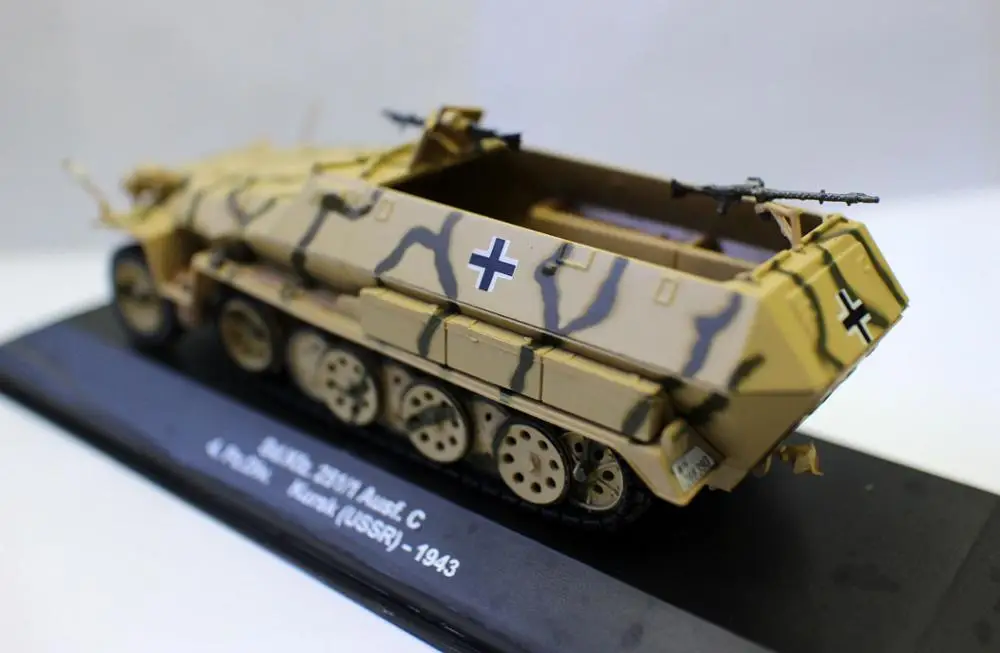 New Altaya 1/43 Scale Sd. kfz. 251/1 Ausf. c 4.pz div kursk 1943 Tank Military Truck Diecast Model for collection