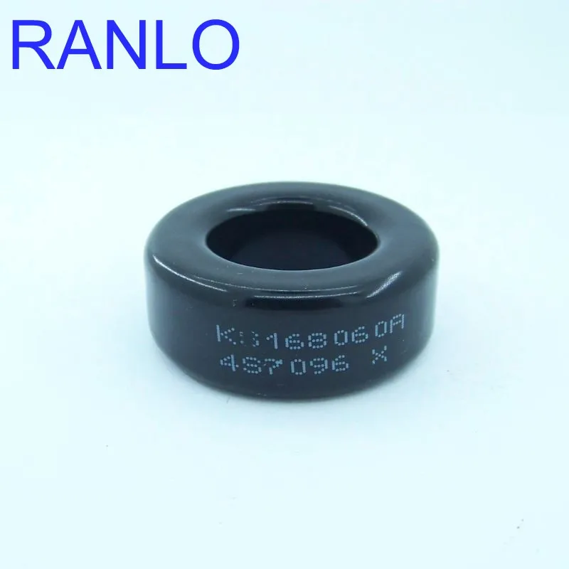 

RANLO KS168060A T168-60 Sendust FeSiAl тороидальные сердечники OD * ID * HT 48*23*19 мм AL: 108nH/N2 Ae: 1,475, 3 шт.