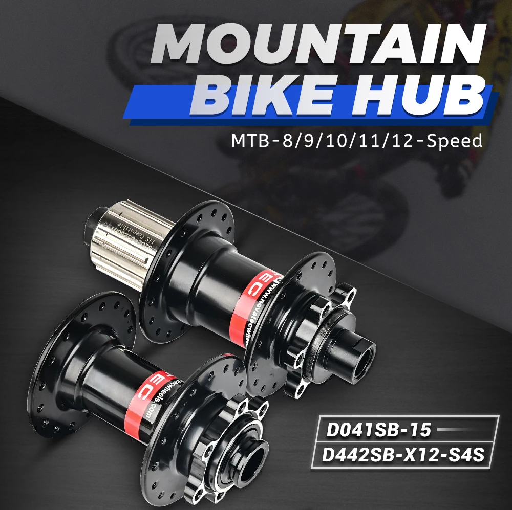 Moyeux Novatec XD 11-12 Vitesses VTT - Axe Traversant 100x142 Mm / Boost 110x148 Mm