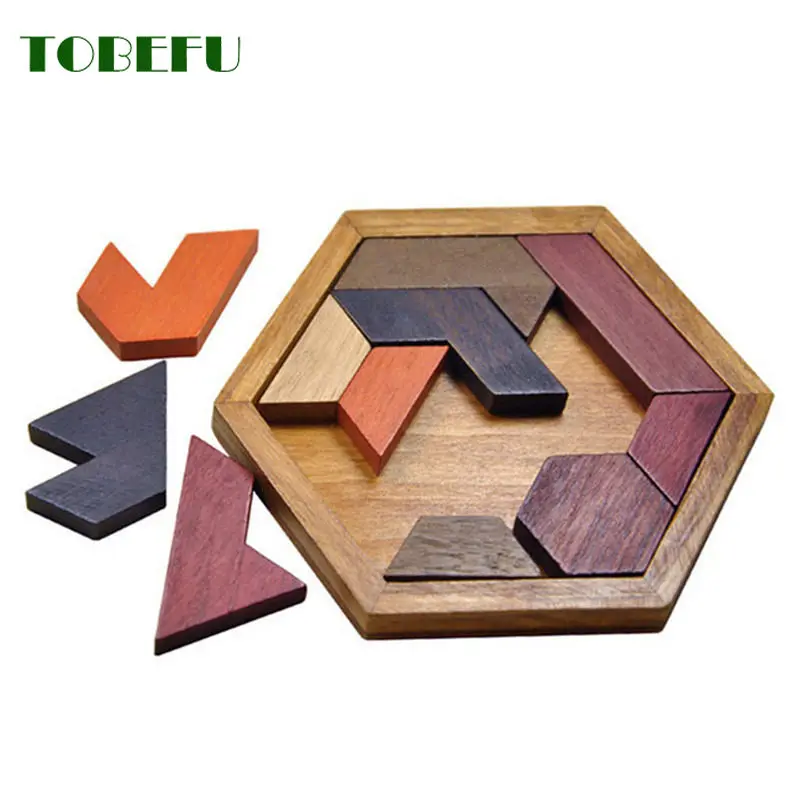 Wooden Geometric Shape Jigsaw Board 1