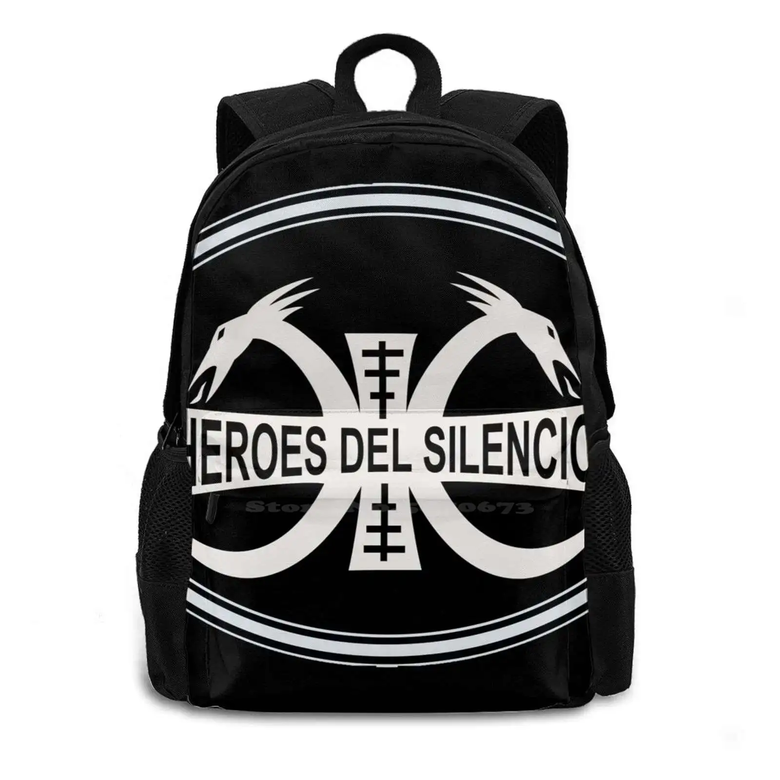 Heroes Del Silencio Pattern Design Laptop Travel School Bags Heroes Del Silencio Silences Hero Entre Dos Tierras Maldito Duende