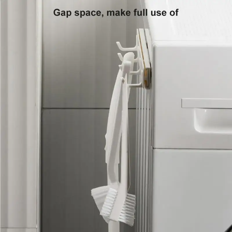 kitchen Accessories Punch-free Four Hook Hooks Bathroom Kitchen Rack Wall Door Rear Hook Coat Racks Multi-function Storage Rack