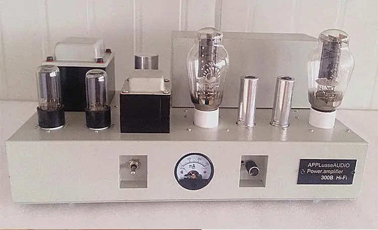 Mestre de rádio ocidental fundida single-end classe a 6f3 + 300b tubo amplificador kit/amplificador de potência acabado