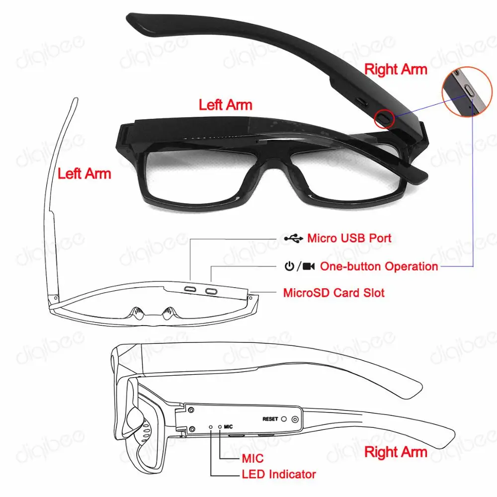 TR90 оправа для умных очков, умные очки, Spion Kamera Brille HD1080P, фото-и видеосъемка, espia camara gafas USB OTG F Android