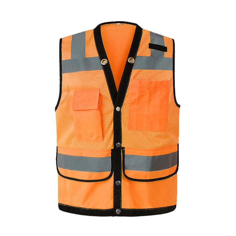 

Hi Vis Mesh Safety Vest With Pockets High Visibility Motorcycle Reflective Vest Working Clothes