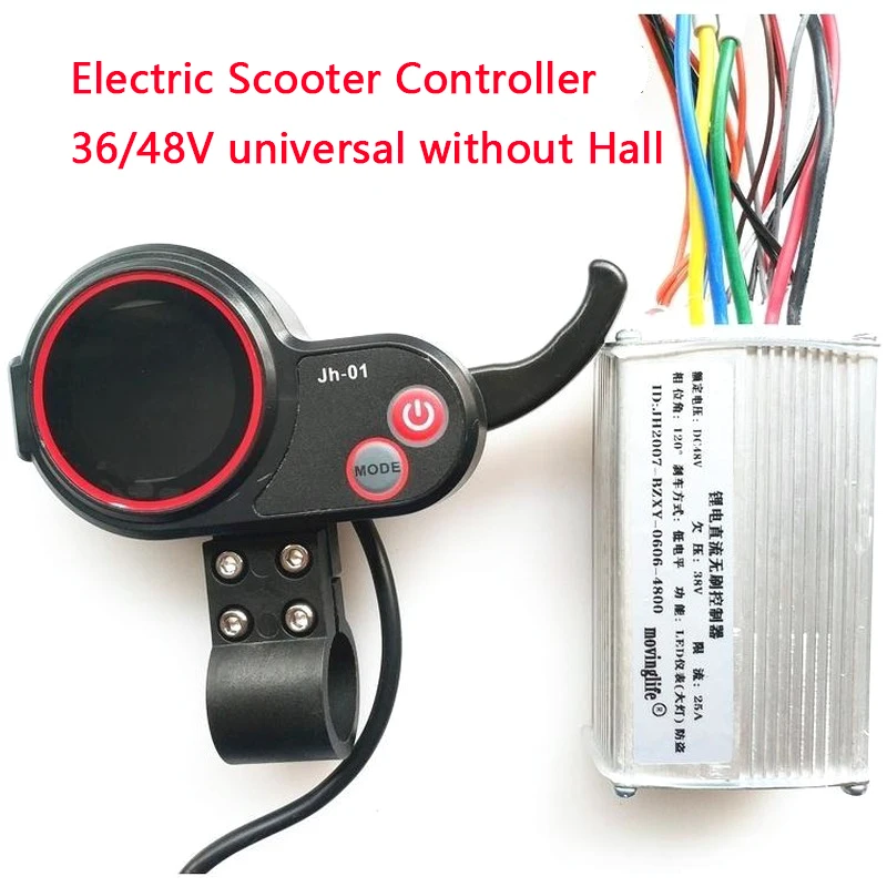 

Electric Scooter Acceleration Instrument Controller 36v 48v Governor No Hall Universal Screen Switch