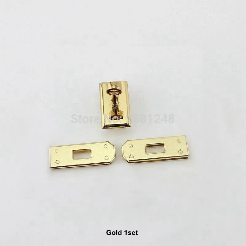 1set high quality Repair high end lock seat female package lock buckle twist bag hardware accessories platinum bag