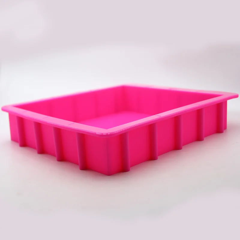 3000ML Large Silicone Rendering Handmade Soap Mold DIY Square Gypsum Resin Mold 3KG Capacity Soaps Making Tools