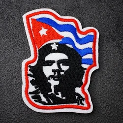 Che Guevara (dimensioni: 5,0X7,5 cm) Distintivi di stoffa fai da te Patch ricamate Applique Adesivi per vestiti da cucito Accessori di abbigliamento