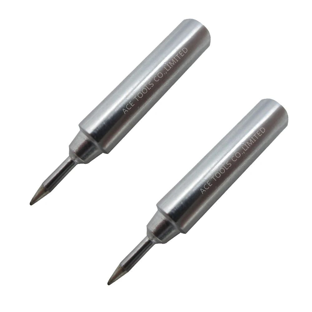 T18-SB Lötspitze, konisch, 0,2 mm, 0,008 Zoll, passend für HAKKO FX-888 FX-888D FX-8801 FX-600, bleifreier Eisen-Bit-Düsengriffstift