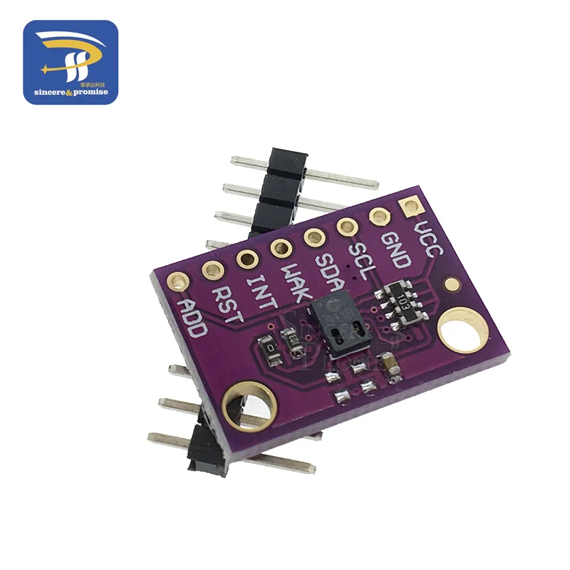 Sensor de detecção de dióxido de carbono, módulo ccs811, co2, eco2, tcs, qualidade do ar, detecção i2c, saída para arduino