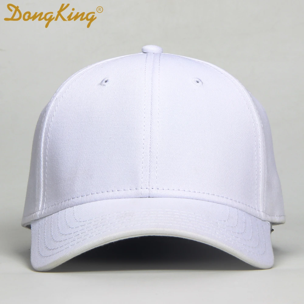 DongKing New Flex Cap Solid Fitted Cotton baseball Caps Elastic Sweat Band Original Classic Hats Sun Hat Curved Visor Normal