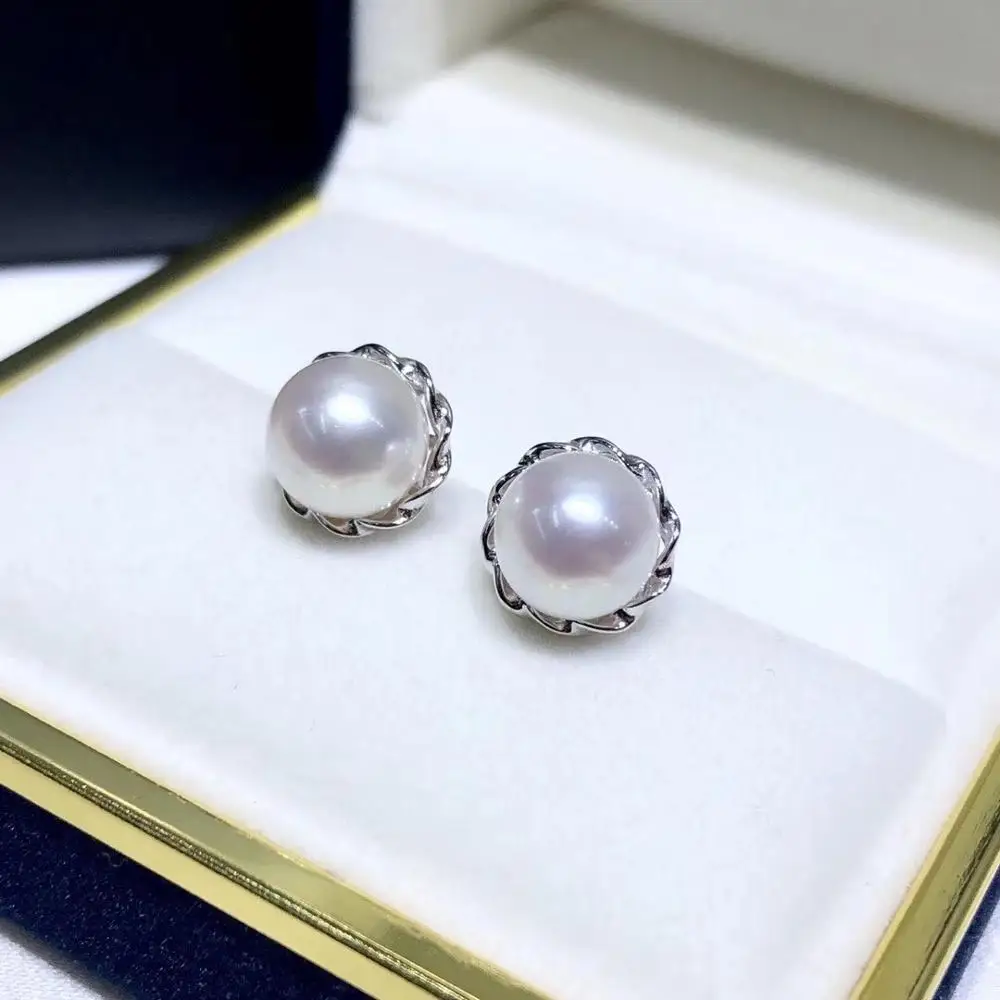 

Hot Cheap 925 Sterling Silver Earrings Findings Settings Mountings Parts Mounts for Pearls Agate Coral Beads Stones