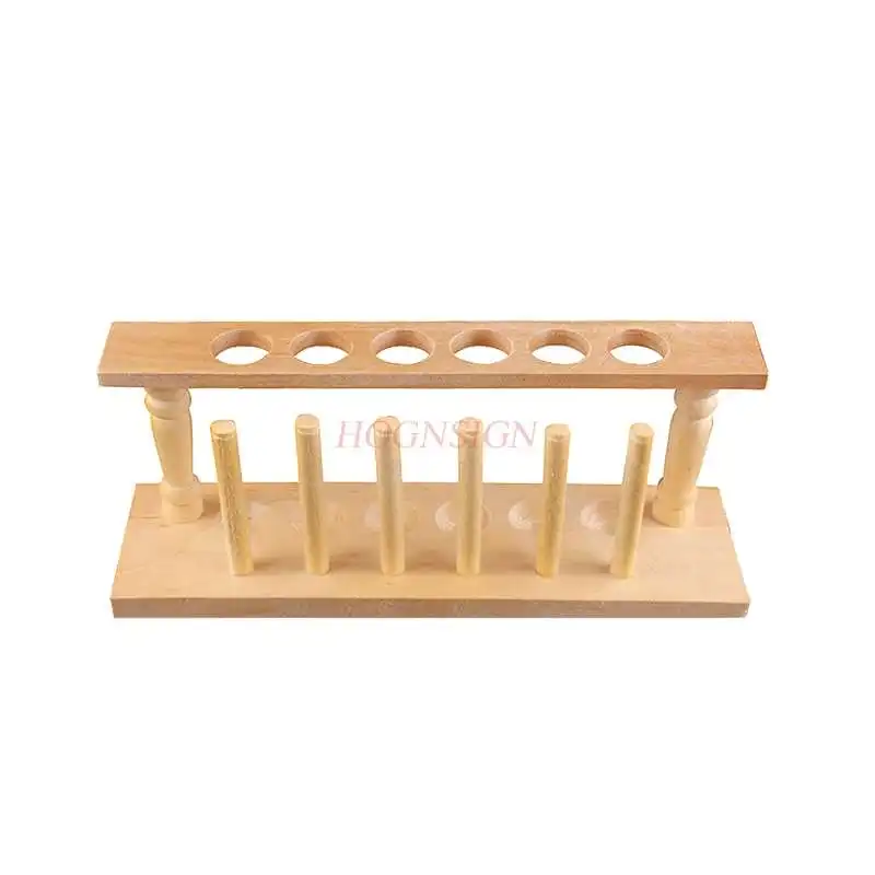 Test Tube Rack Laboratory Test Tube Rack Wooden Wood Test Tube Rack 6 Holes 8 Holes 12 Holes Diameter 2.2