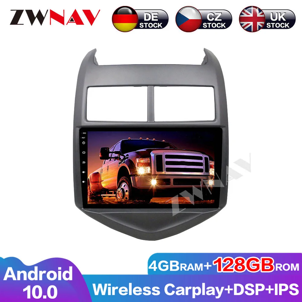 Android 10 4+128GB screen Car Multimedia DVD Player For Chevrolet aveo BT GPS Navigation car Auto Radio Audio Stereo Head unit