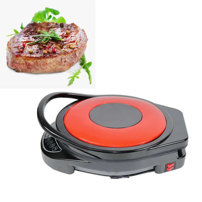 Electric Grilled Steak Machine Household Barbecue Machine Grill Electric Hotplate Smokeless Grilled Meat Pan Electric Grill 220V