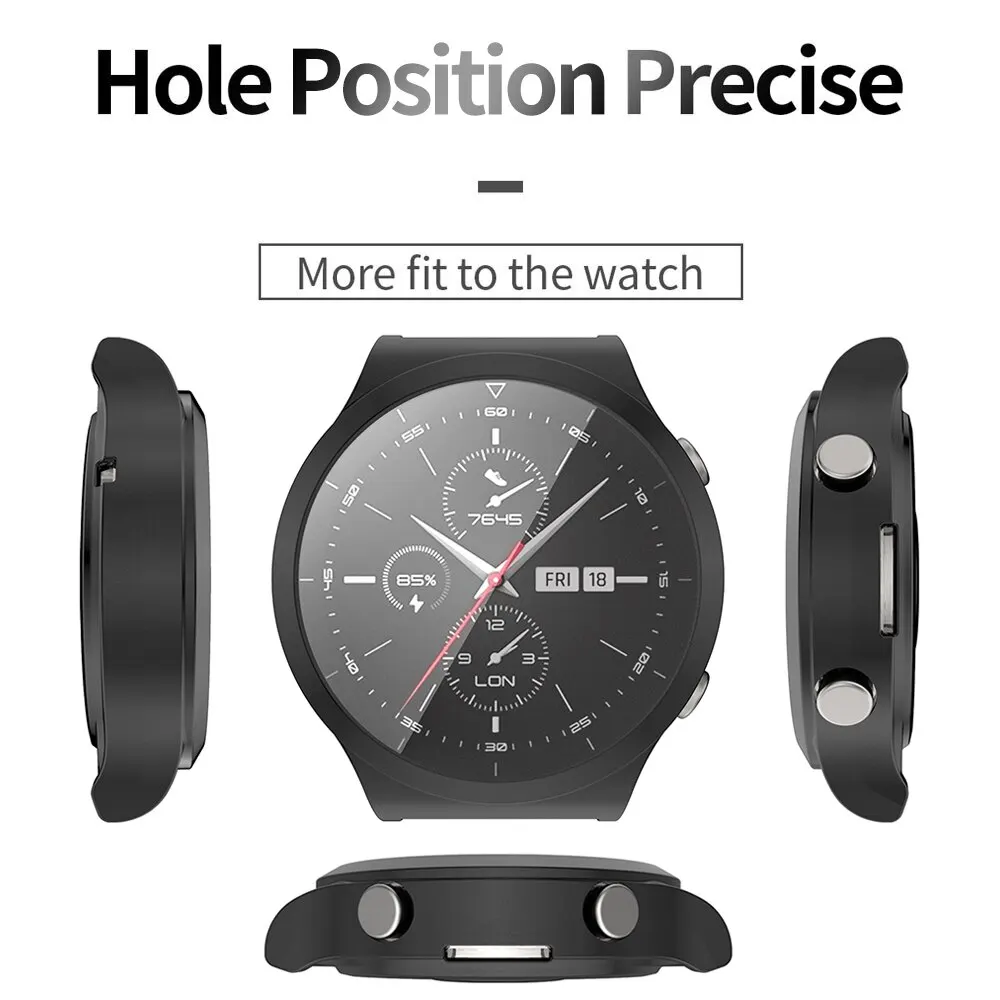 مشاهدة حالات ل هواوي ساعة GT 2 برو حامي الشاشة بولي TPU قذيفة GT2 برو Smartwatch واقية لهواوي gt2 برو الغلاف