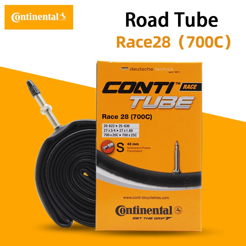 Continental Racing Road Bicycle Inner Tube Race 28 FV 700*20C-25C 42mm 60mm 80mm 700C 23c Bike Inner Tire French Valve Sclavera