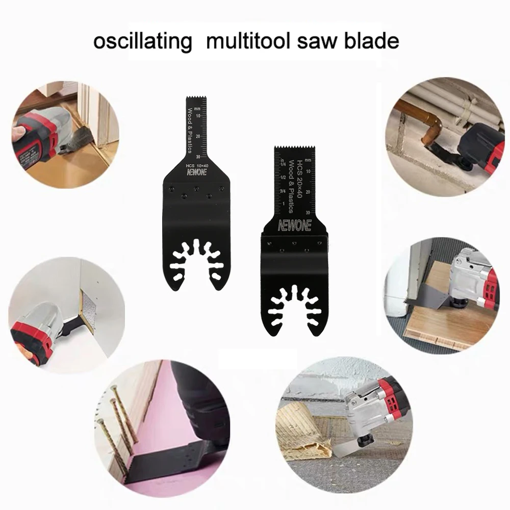 Newone 11pcs Wood Metal Plastic Oscillating Multi Tool Quick Release Saw Blades Oscillating power tool accessories