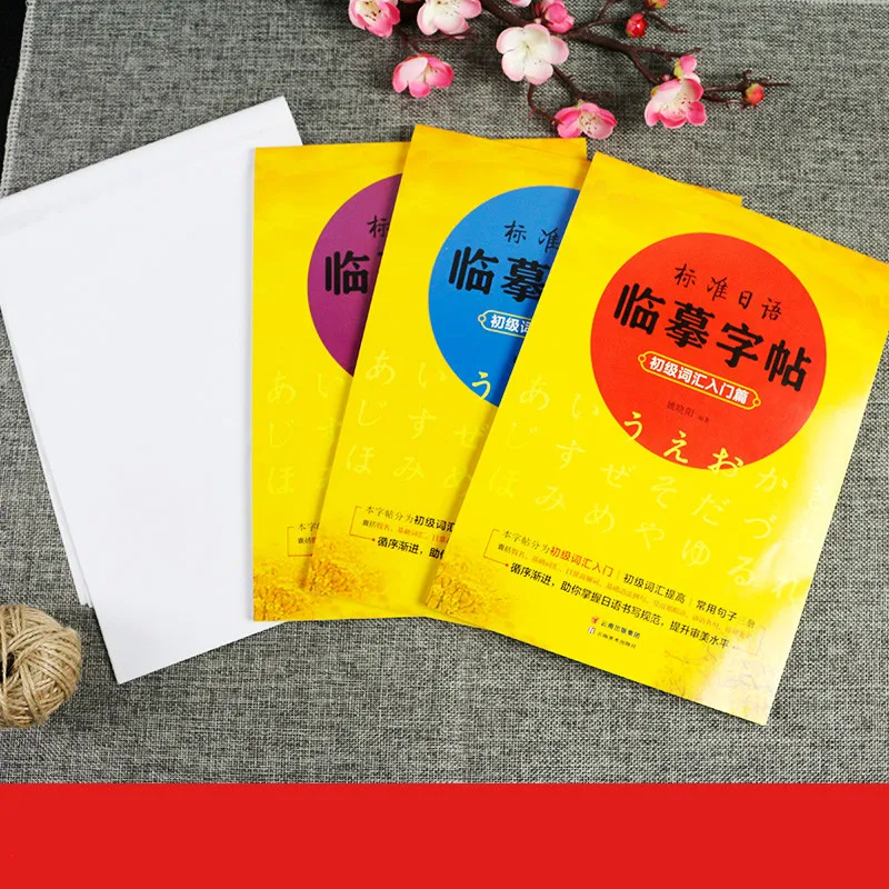 

3pcs Japanese Copybook Caligrafia Japanese Standard Calligraphy Copybook Japanese Basic Word Sentences Handwriting Practice Book