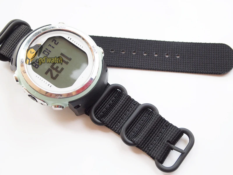 For Suunto D4 D4i  Dive Computer  Watch Nylon Strap +ABS Adapters+Screwbars