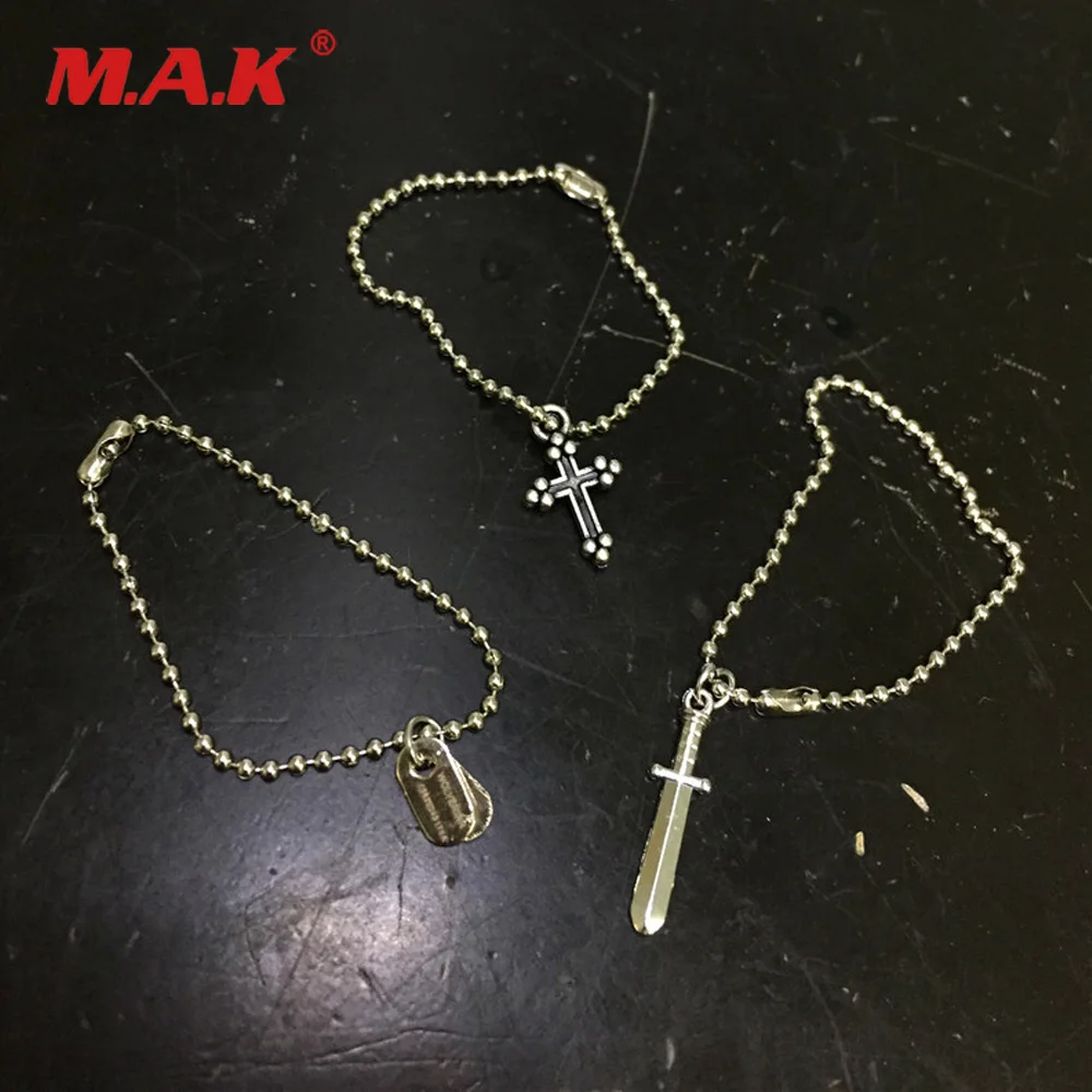 1/6 Scale Wolverin Cross Necklace Models for 12 Inches Action Figures Dolls