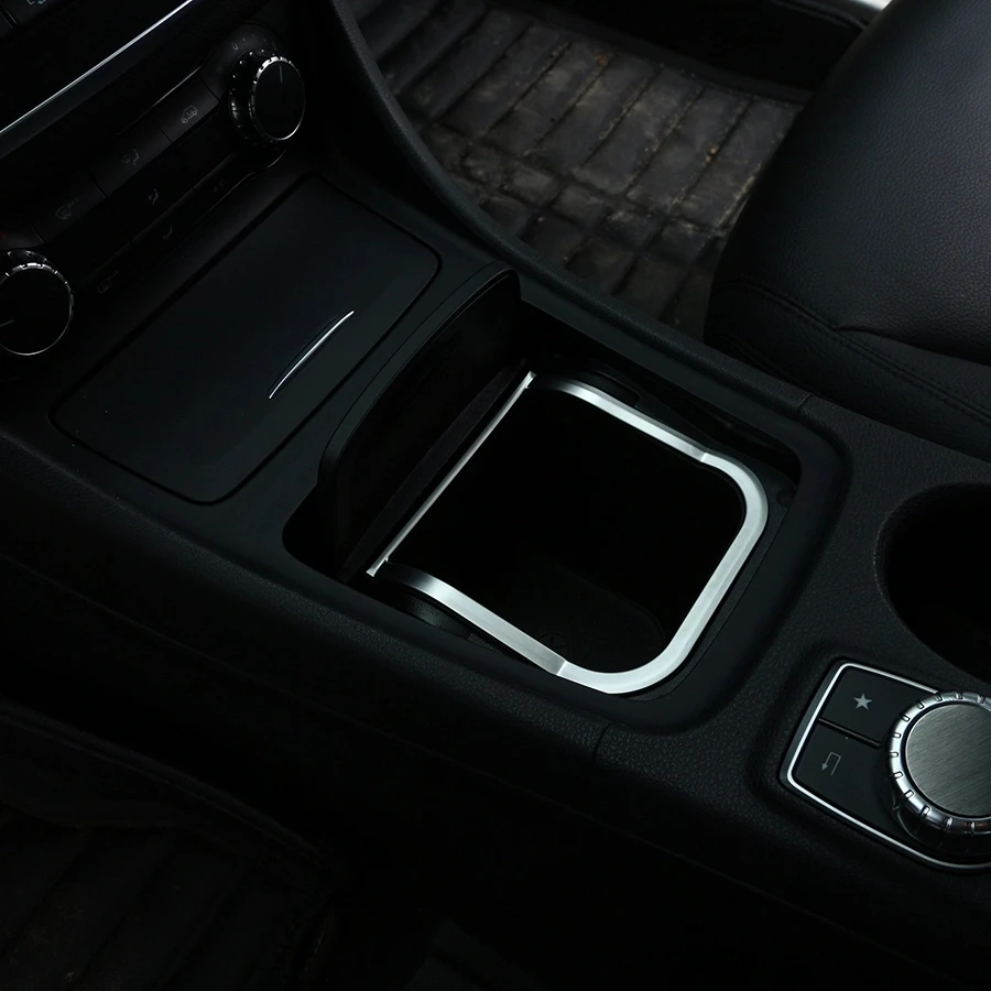 Car Accessories Center Storage Box Frame Trim For Mercedes Benz CLA GLA A Class B200 220 A180 W176 W117 C117 2014 2015 2016