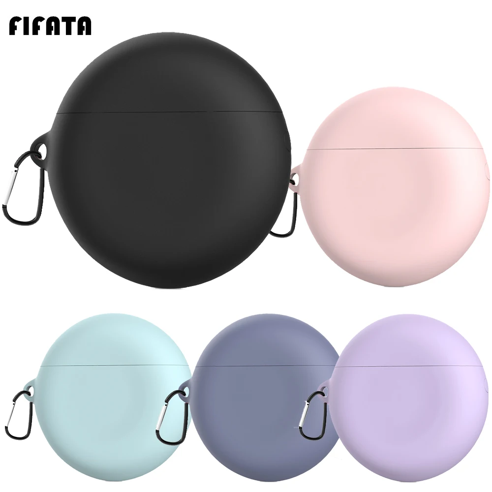 FIFATA Colorful Soft Silicone Earphone Protective Shell For Huawei Freebuds 3 Wireless Bluetooth Earphone Replacement Case Cover