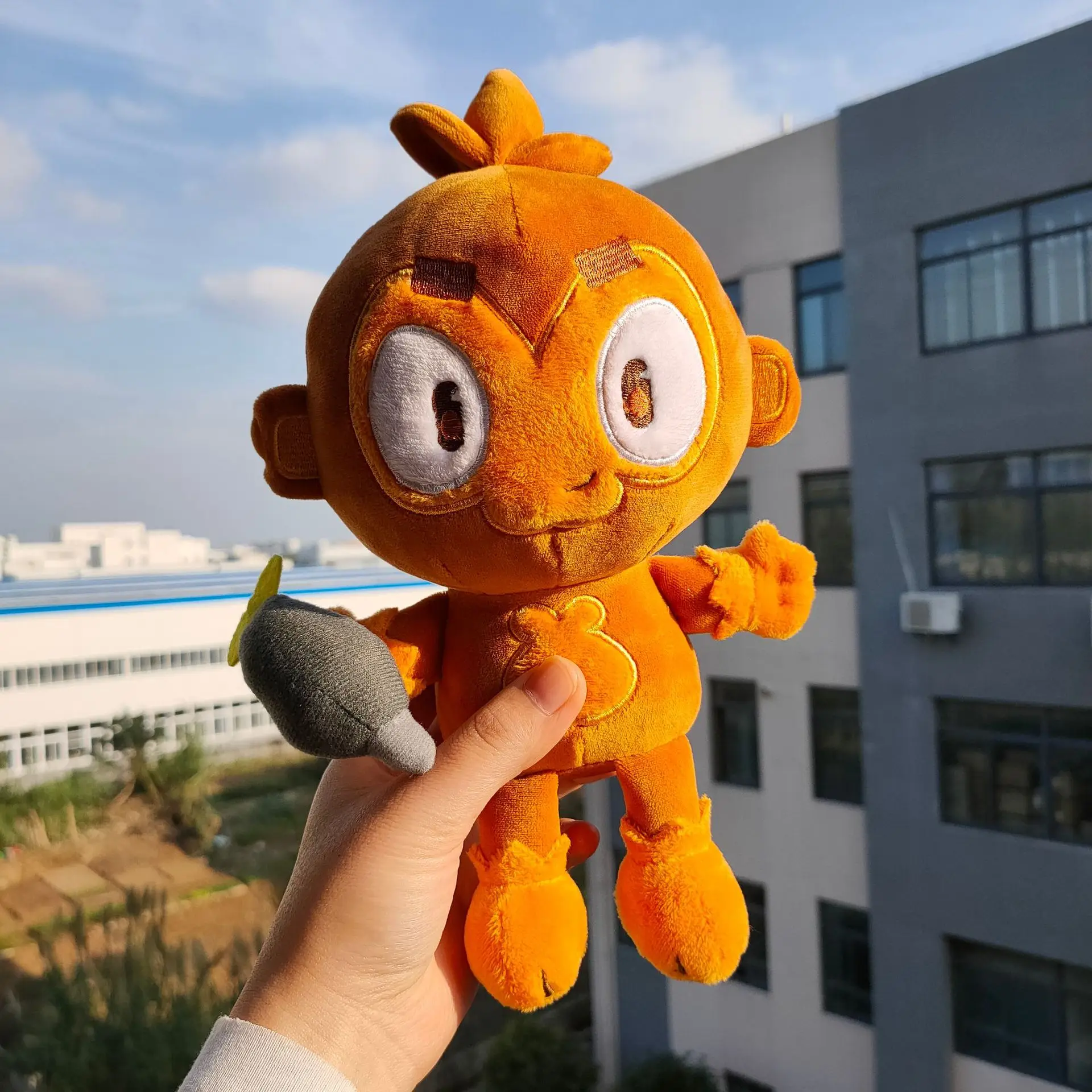 20cm Cartoon Dart Monkey Plushie Stuffed Animal Plush Toy Super Monkey King Soft Doll Bloons TD For Kids Children Gift Birthday