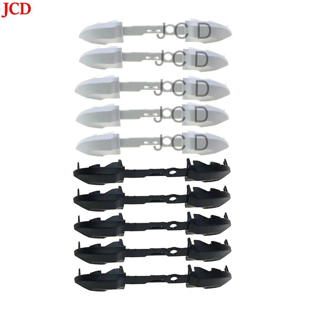 JCD 10 Sets Weiß Schwarz RB LB Stoßstangenknopf für XBox Serie S X Controller Trigger Surround Guide On Off Tasten Reparaturteil