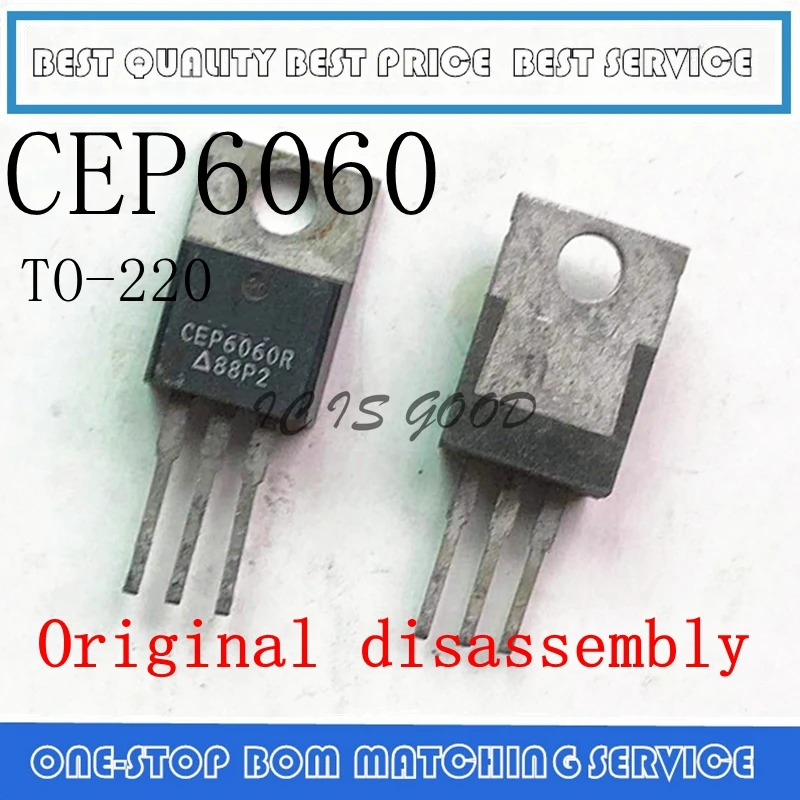 

20PCS-100PCS CEP6060R CEP6060 60A 60V TO-220 Original disassembly