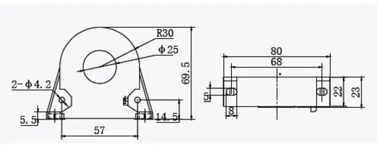 Transformer JT300T12 Input 300A, Output 100MA DC and AC Pulsating General Current Detection