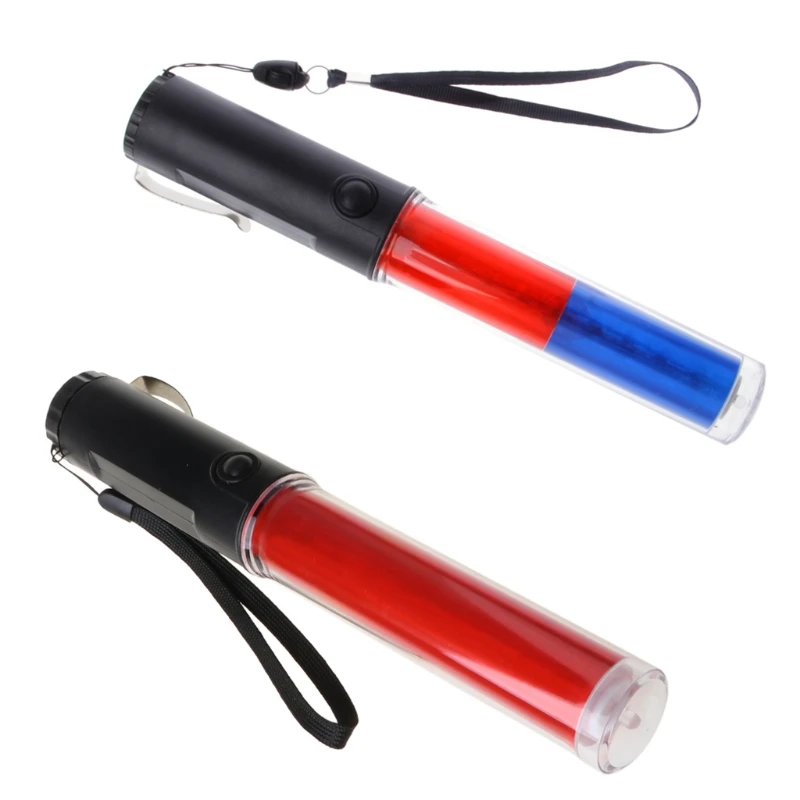 Powerful LED Flashlight Plastic Wand Torch 4 Modes