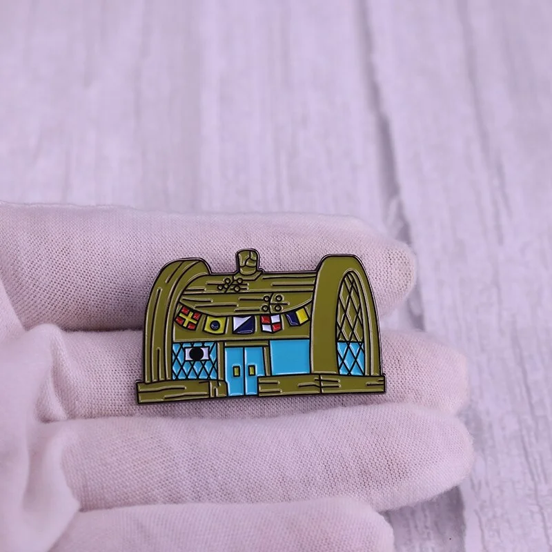 Krusty Krab Restaurant pin taste the delicious krabby patty here!