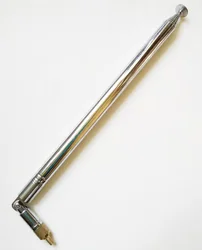 New Replacement 123cm Length 10 Sections Super Long OD M4 Telescopic Antenna aerial for AM FM Radio TV