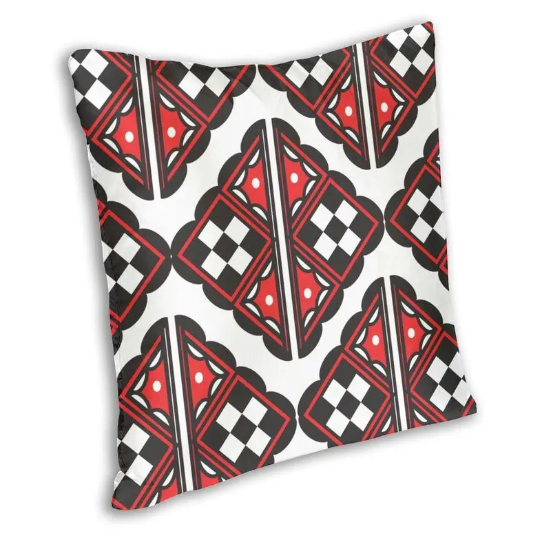 Kabyle Pottery Pattern Cushion Cover 3D Printing Berber Geometry Carpet Throw Pillow Case for Car Custom Pillowcase Home Decor