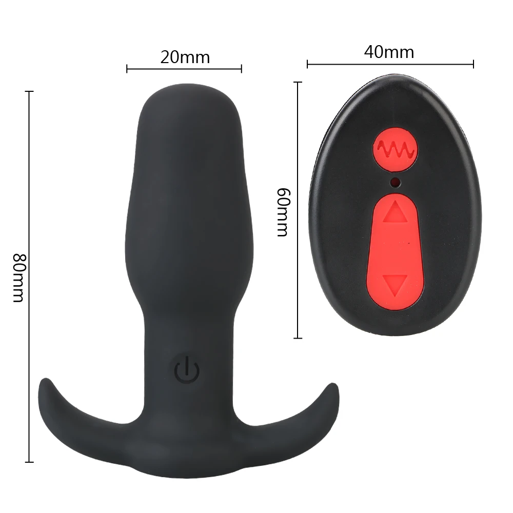 Vibrating Butt Plugs Dildo Vibrator G-spot Wireless Remote Control Anal Plug Stimulator  Prostate Massage Sex Toys For Man/Woman