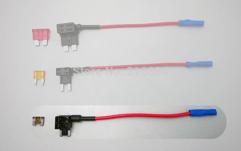 Micro เพิ่มวงจรฟิวส์ Tap Piggy Back มาตรฐานฟิวส์ฟิวส์ ATO ATC 12V 24V