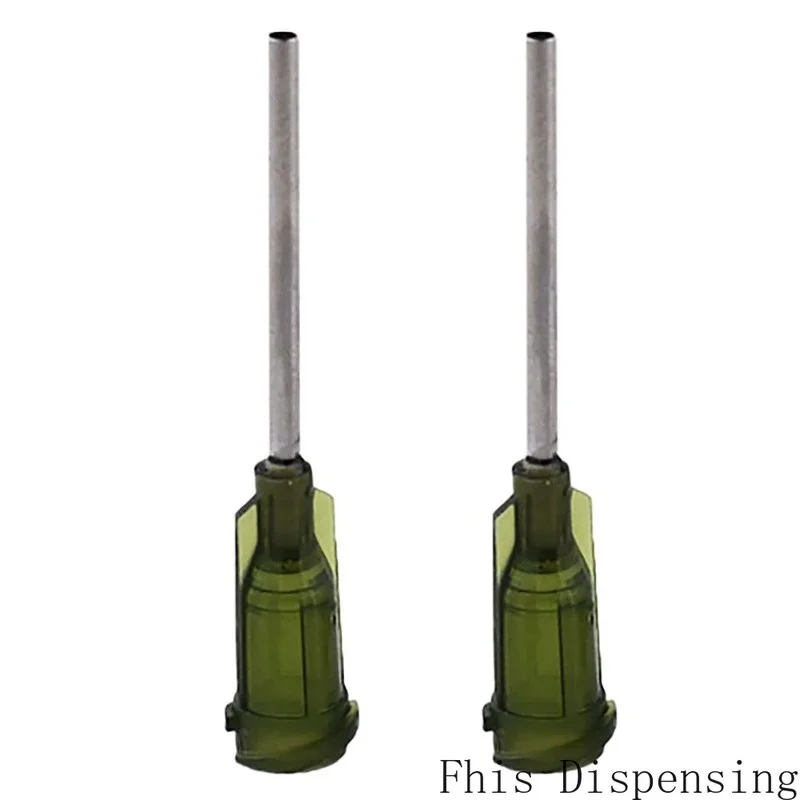 Punte smussate da 1 pollice 14G PP Luer Lock Hub lunghezza tubi precisione S.S erogazione aghi confezione da 30