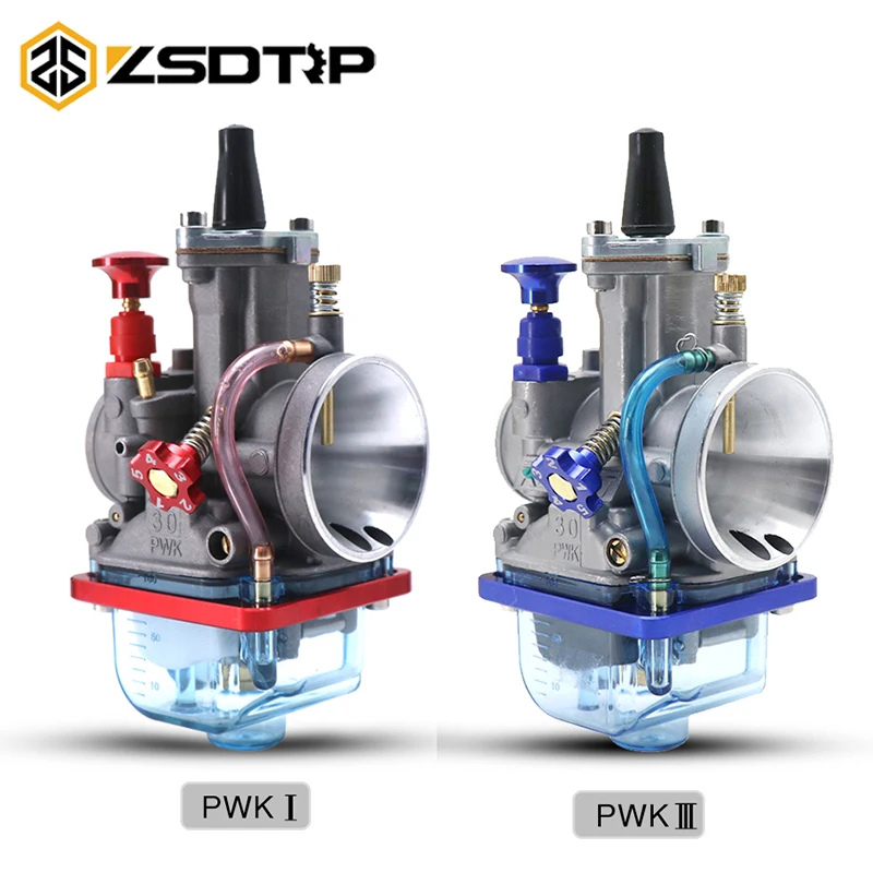 

ZSDTRP Universal Blue PWK 28 30 32 34mm Motorcycle Carburetor For Suzuki Yamaha Honda ATV Quad scooter Dirt bike For Keihin