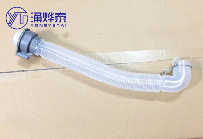 YYT 2PCS Washing machine accessories, the original drainage pipe takes over, the drainage inner pipe,outlet pipe is transparent