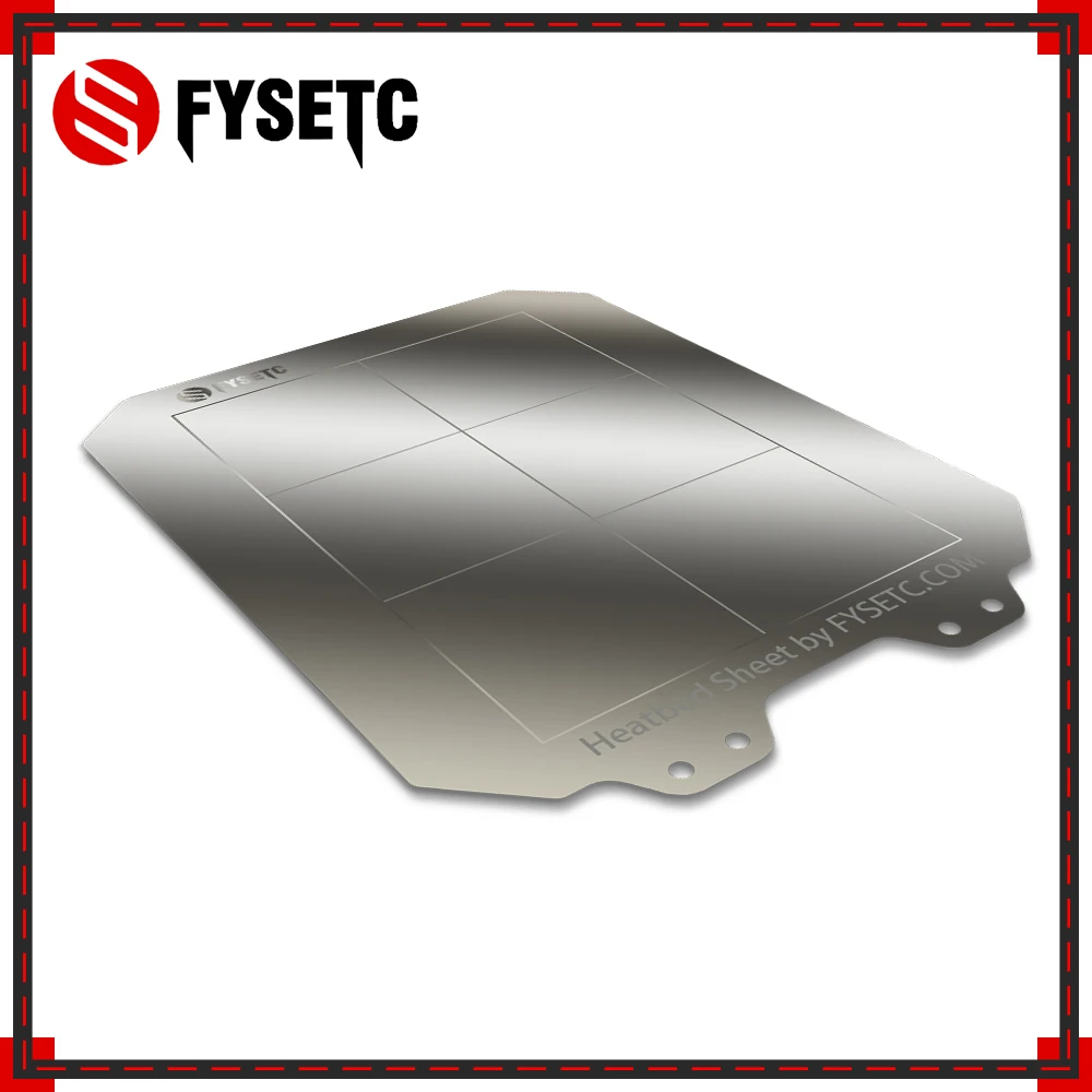 FYSETC Impresora 3d 160X130mm Steel Plate Heatbed Sheet Silver for Monoprice Mp Select Mini 3D Printer Parts