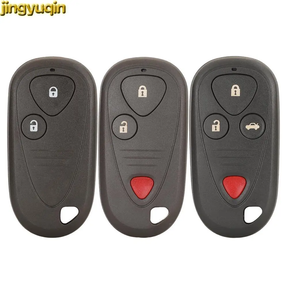 

Jingyuqin 5pcs 2/3/4 Buttons Remote Car Key Fob Shell For Honda Acura CL 2000-2001 TL 2004-2006 TSX 2004-2008