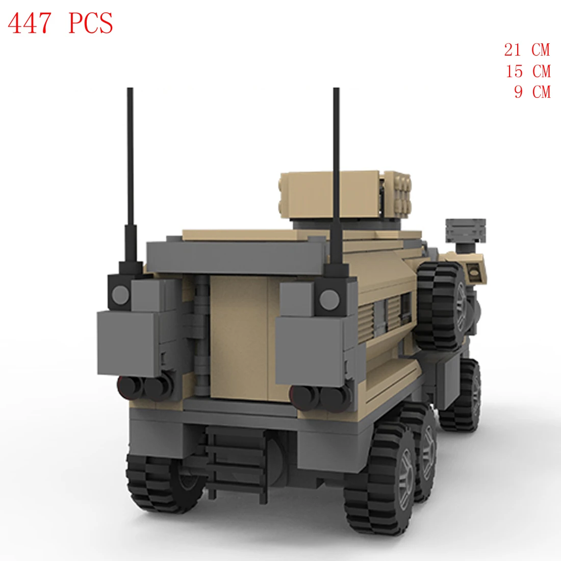 Caliente militar WW2 moderno técnico ejército de EE. UU. cougar MRAP vehículos de VFICLE equipo de guerra arma miniatura de bloques de construcción juguetes de ladrillo regalo