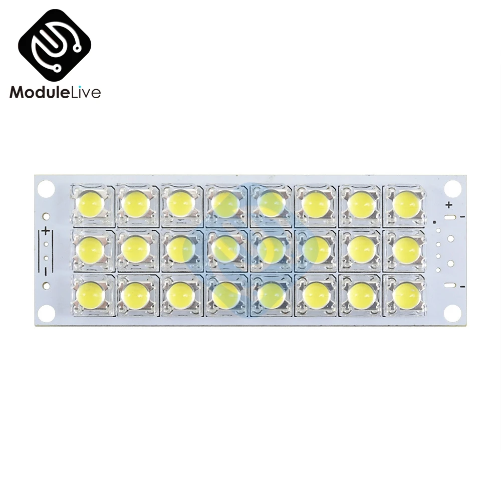 DC 5V 24-LED Super Bright White Piranha LED board Night LED Lights Lamp Module For LED Strip Tools