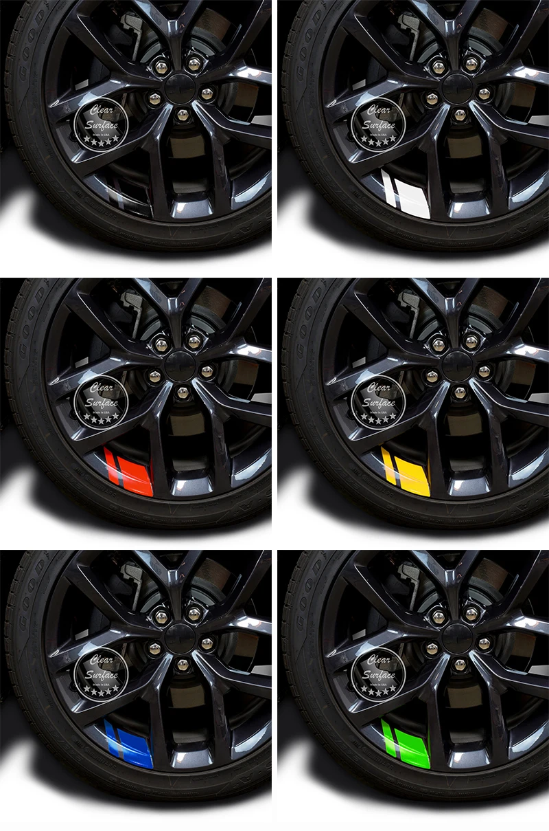 Kiwistar - Adesiva per Auto - Racing Blitzer 20 x 8 cm - Giallo