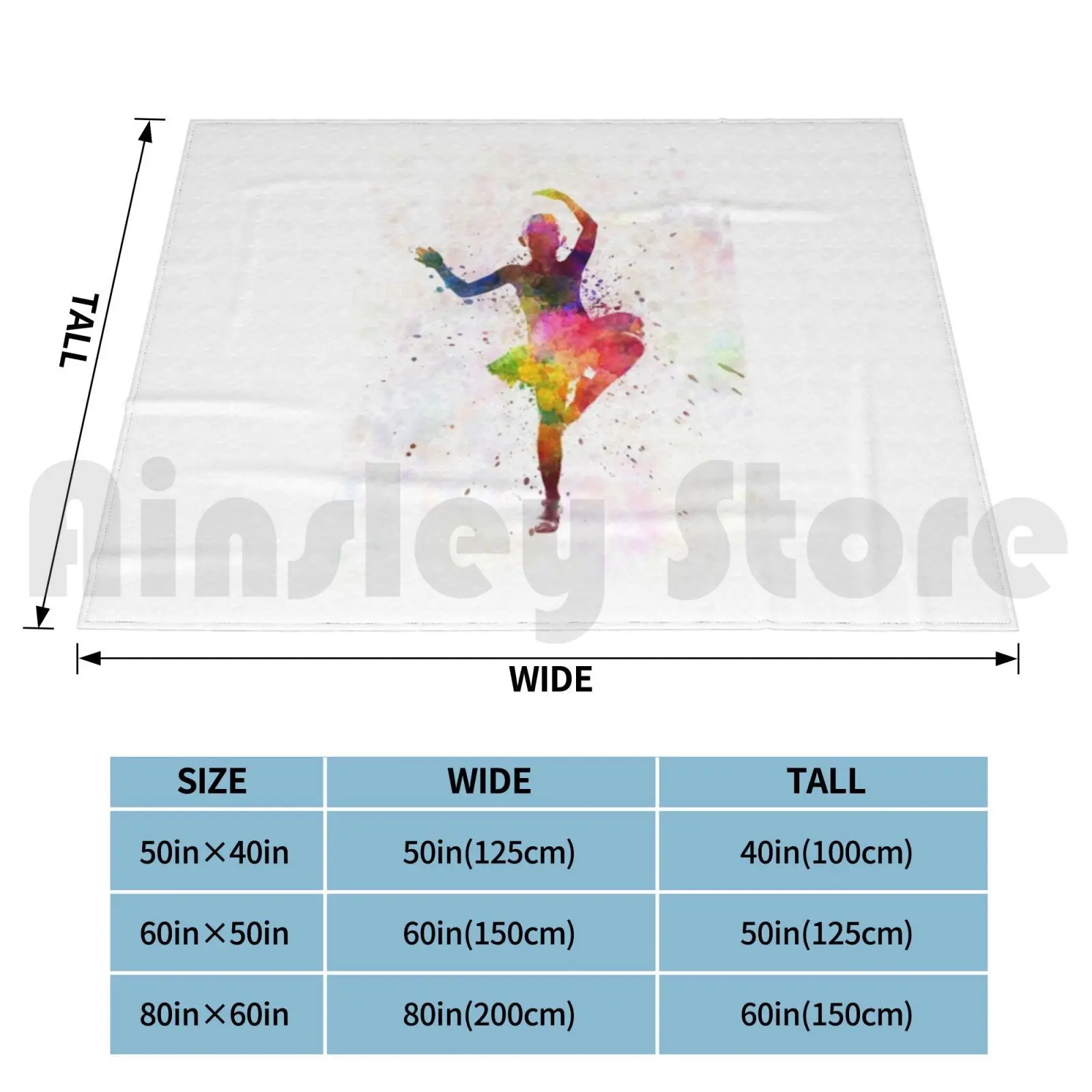 Little Girl Ballerina Ballet Dancer Dancing Blanket Fashion Custom Ballerina Ballet Ballet Dancer Child Dance
