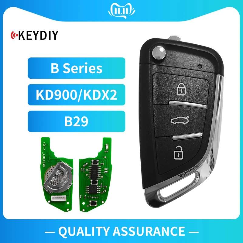 

KEYDIY (5pcs/lot) NEW Model KD900 KD900+ URG200 KD-X2 Key Generator B Series Remote B29-3 Button Universal KD Remote